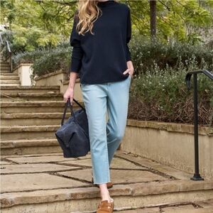 Frank & Eileen | Wicklow in Italian Performance Denim 1975 Wash Size 8